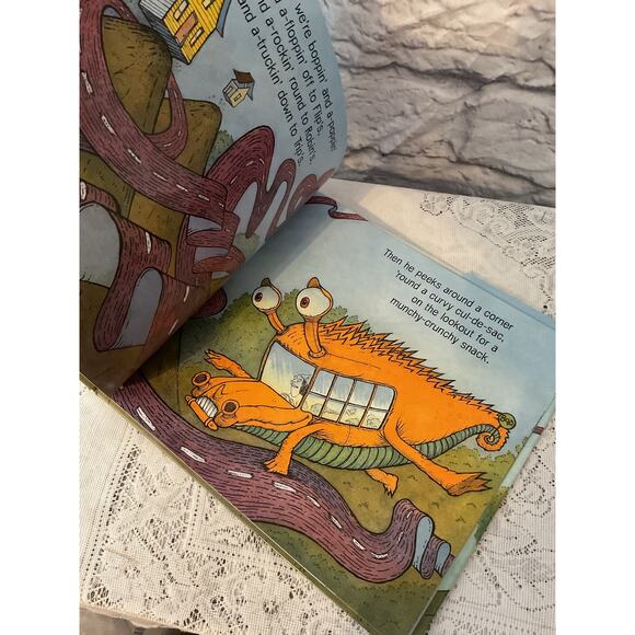 BUS-A-SAURUS BOP By Diane Z. Shore & David Clark Hardcover Excellent - Picture 6 of 7